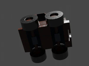 Wooden toy car 3D Model