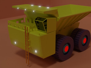 Toy dump truck for kids Modelo 3D