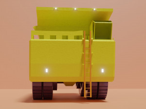 Toy dump truck for kids Model 3D