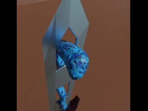 Magical dagger with snake 3D Model