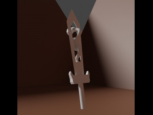 Magical dagger with snake 3D Модель