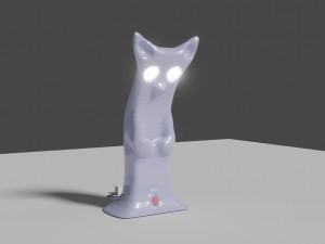 Table lamp cat 3D Model