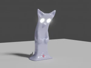 Tischlampe Katze 3D Modell