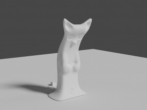 Table lamp cat Modello 3D