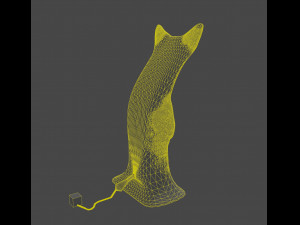 Table lamp cat Modello 3D