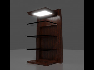 Shelves with built-in lights 3Dモデル