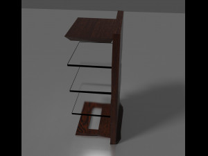 Shelves with built-in lights 3D Модель