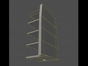Shelves with built-in lights 3D Модель