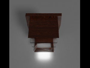Shelves with built-in lights 3D Модель