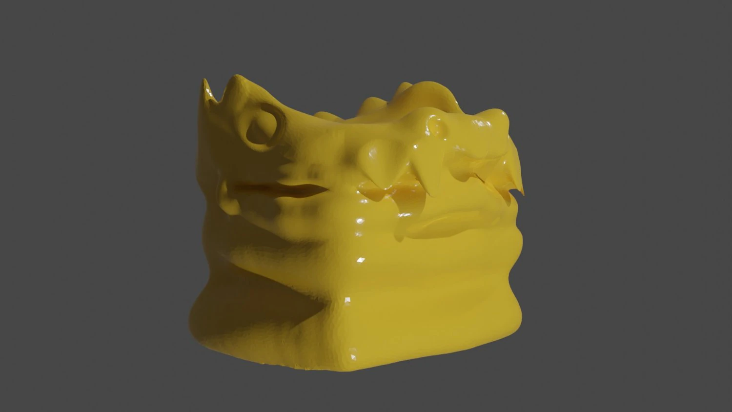 Dragon head 3D Model .c4d .max .obj .3ds .fbx .stl .blend 