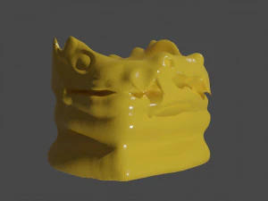 cabeza de dragón Modelo 3D