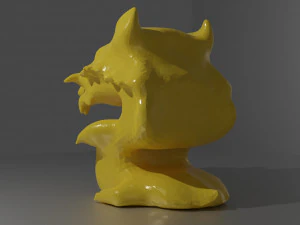 Gold dragon for exterior 3D Model