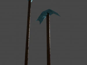 Spear and hoe 3D Model