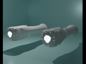 Hand lamps or flashlights 3D Model