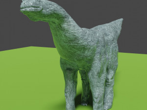 Brontosaurus or large ancient lizard 3D 모델