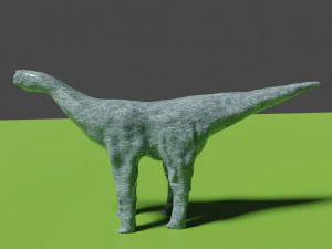 Brontosaurus or large ancient lizard 3D Model