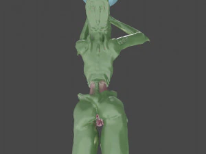 Aliens woman half-breed - mixed genetics 3D Model