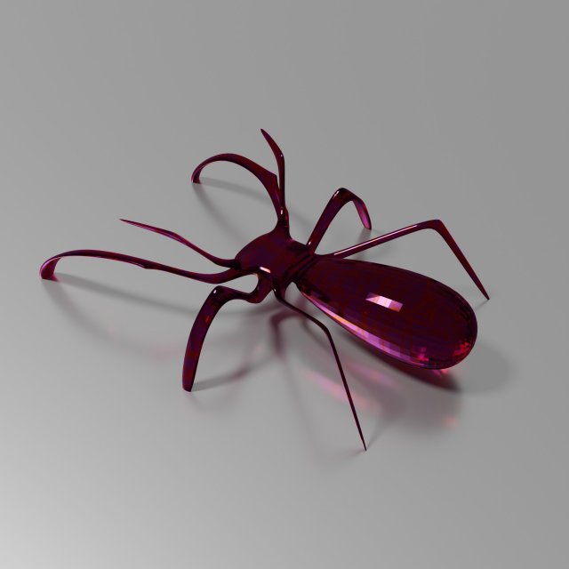 Simple toy spider 3D 모델 .c4d .max .obj .3ds .fbx .stl .blend 