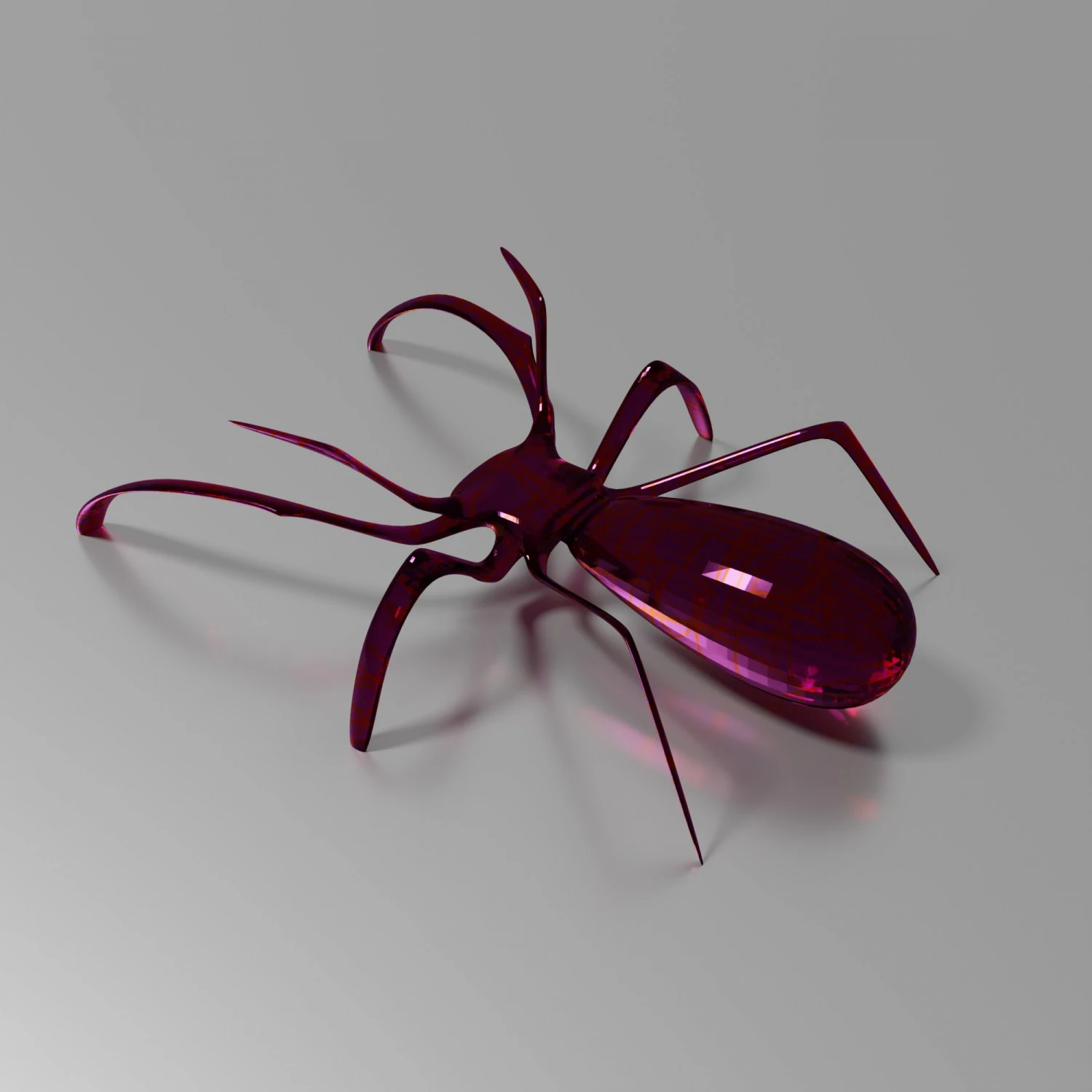 Simple toy spider 3D Model .c4d .max .obj .3ds .fbx .stl .blend 