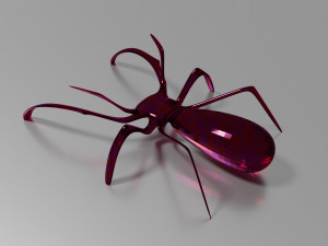 Simple toy spider 3D मॉडल