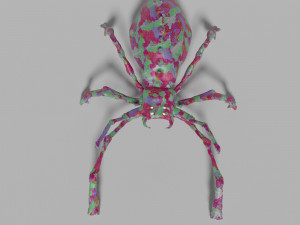 Poisonous spider Model 3D