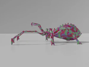 Poisonous spider 3D Model