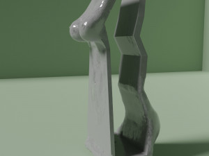 Female Stone Statue or Monument Modello 3D