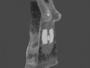 Female Stone Statue or Monument 3D Model