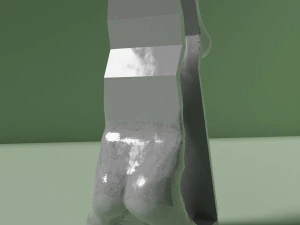 Female Stone Statue or Monument 3D Model