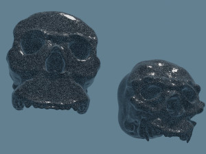 Ancient Neanderthal skulls 3D मॉडल