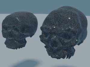 Ancient Neanderthal skulls 3D Model