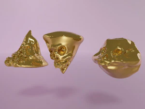 Three different skulls 3D Model