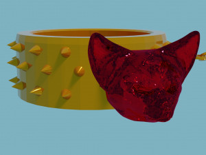 Chains jewelery and rings Modello 3D