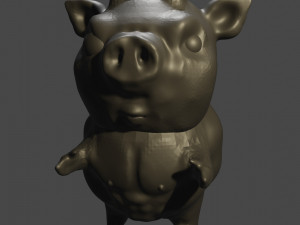 Simple demonic pig 3D Model