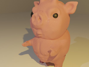 Simple demonic pig 3D 模型