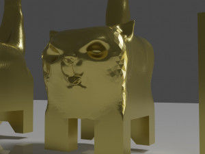 Three funny sculpture chairs 3D 모델