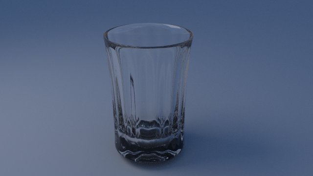 water glass 3Dモデル .c4d .max .obj .3ds .fbx .stl .blend