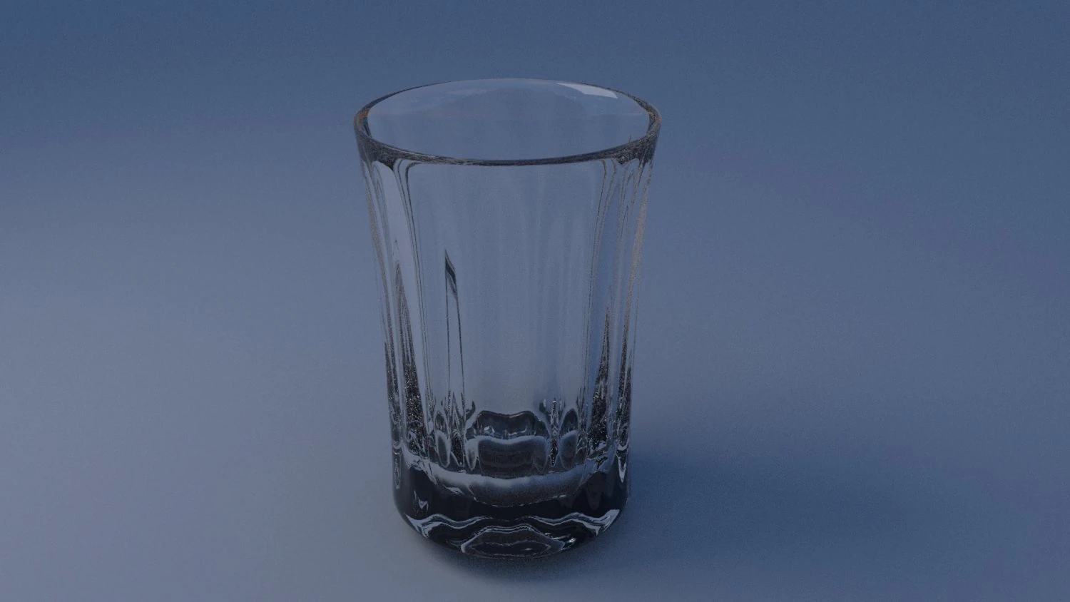 water glass 3D Model .c4d .max .obj .3ds .fbx .stl .blend 