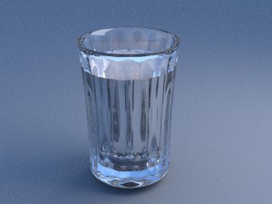 water glass 3D Model