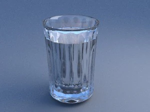 water glass 3D Model