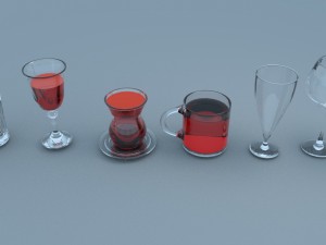 glass set 3D Model