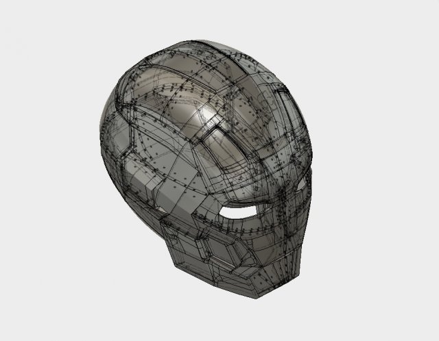 iron man mark 42 3D Print Model .c4d .max .obj .3ds .fbx .stl .blend 