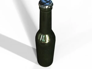 beer bottle 3D Model