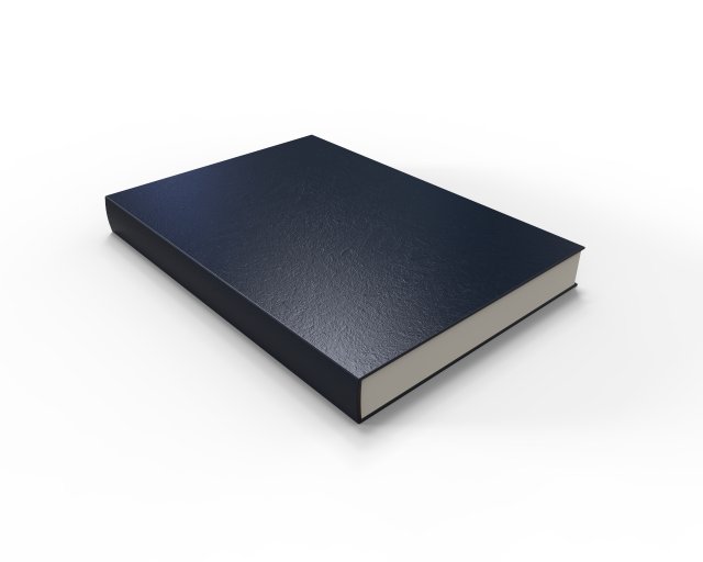 rigged book Model 3D .c4d .max .obj .3ds .fbx .stl .blend 