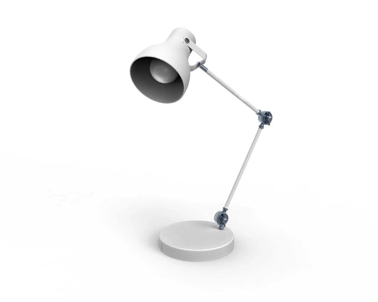 rigged desk lamp 3D Model .c4d .max .obj .3ds .fbx .stl .blend