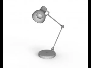 rigged desk lamp 3D Model