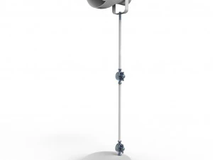 rigged desk lamp 3D Model