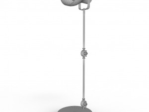 rigged desk lamp 3D मॉडल