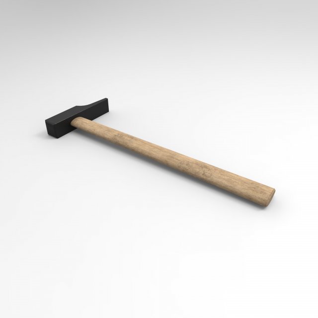 cabinetmaker hammer 3D 模型 .c4d .max .obj .3ds .fbx .stl .blend