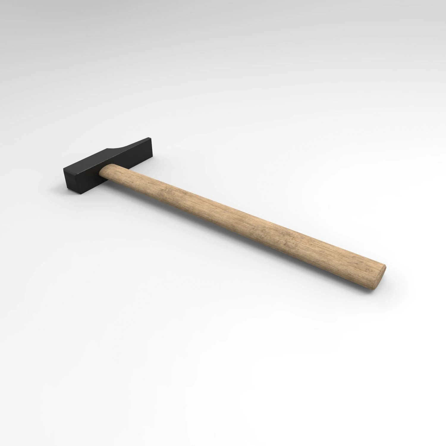 cabinetmaker hammer 3D Model .c4d .max .obj .3ds .fbx .stl .blend 